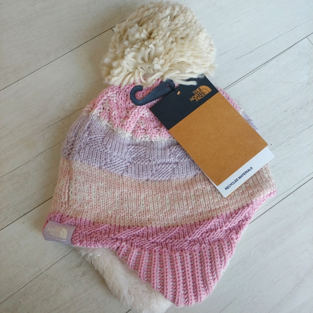 THE NORTH FACE NEW Baby Earflap knitted Beanie